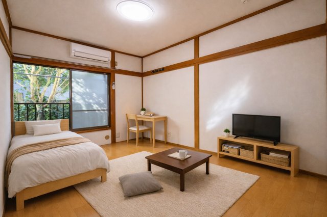 居室・リビング　家具配置イメージ画像です