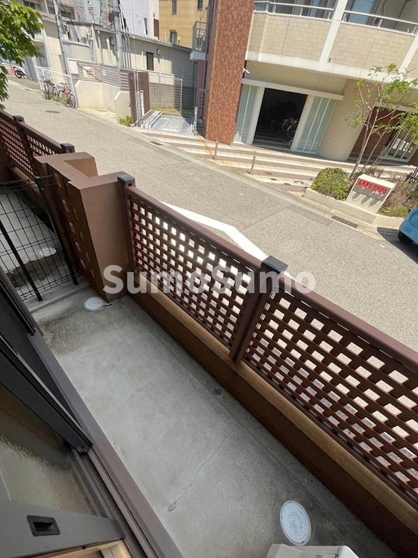 バルコニー　広々としたバルコニーです