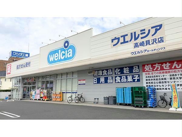 ドラックストア　ウエルシア高崎貝沢店（ドラッグストア）まで670m