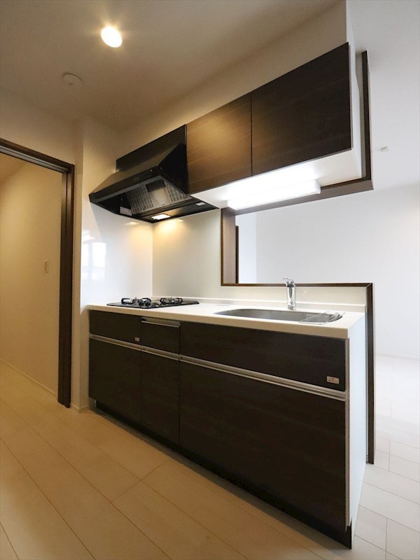 キッチン　システムキッチン（ガス2口コンロ付）　同仕様写真