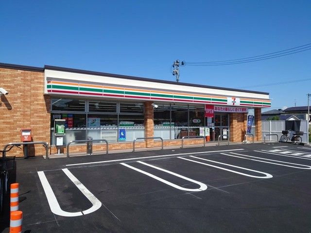 コンビニ　セブンイレブン会津石堂町店（コンビニ）まで550m