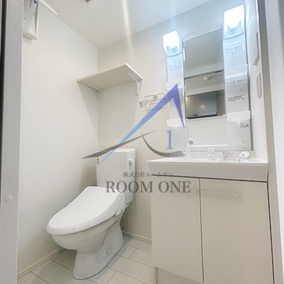 洗面設備　洗面台です。