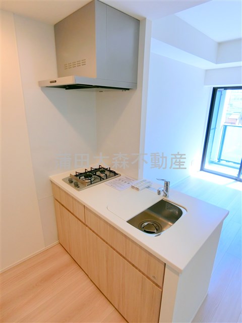 キッチン　2口ガスシステムキッチン