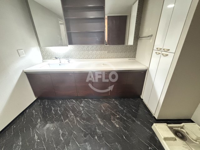 洗面設備　レジディア心斎橋ウエスト　洗面所