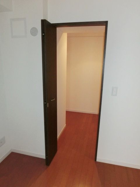 収納　洋室にあるウォークインクローゼットです。