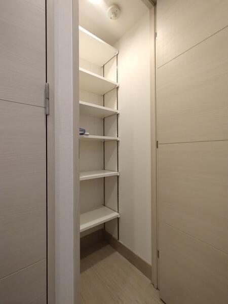 収納　十分な収納スペースがあります