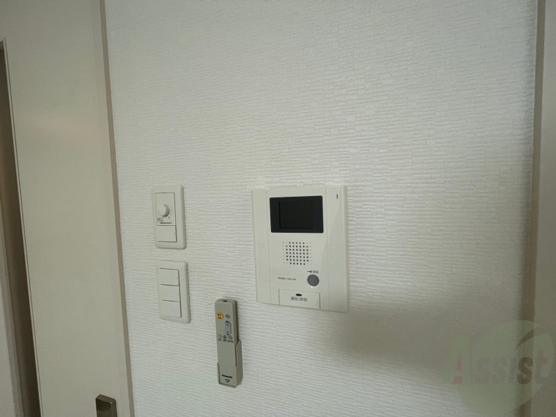 セキュリティ　インターホンで来客確認ができます。安心ですね。