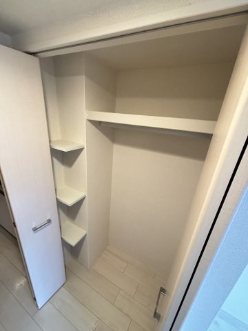 収納　たっぷりとした収納スペースです