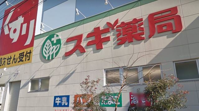 ドラックストア　スギ薬局大田鵜の木店（ドラッグストア）まで675m