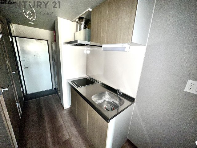 キッチン　2口IHコンロで火を使わず、料理初心者の方にもおすすめです！