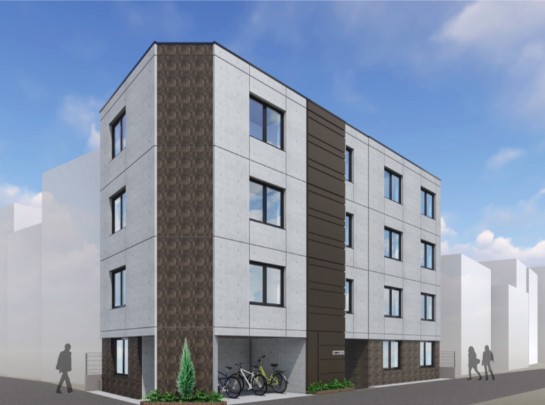建物外観　完成予想図です。