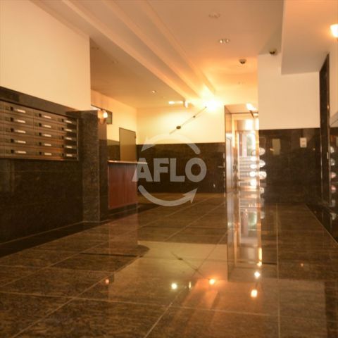 ロビー　レインボーコート谷町五　開放的なロビー