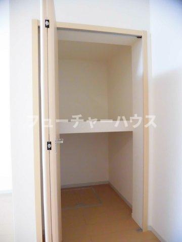 収納　たっぷりとした収納スペースです