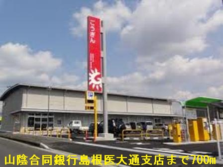 その他　山陰合同銀行島根医大通支店まで700m