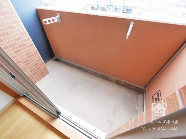 バルコニー　広々としたバルコニーです