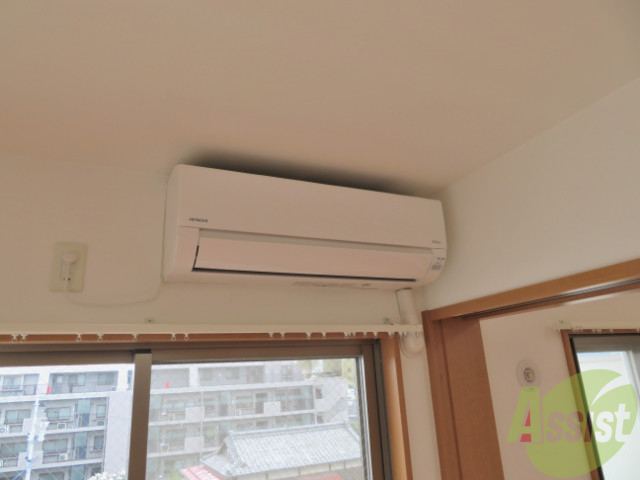 その他設備　エアコンがあれば暑い日が続いても快適に過ごせますね。