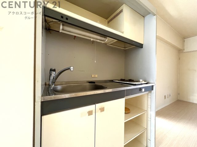 キッチン　ガスコンロ設置済みです♪