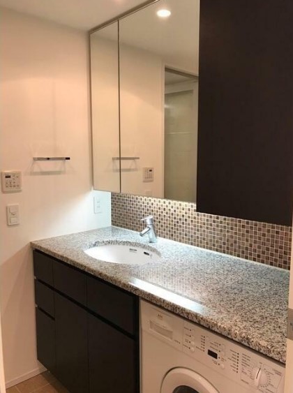 洗面設備　※こちらの写真は他部屋参考写真です