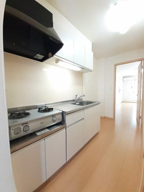 キッチン　2口ガスコンロ付きのキッチン♪