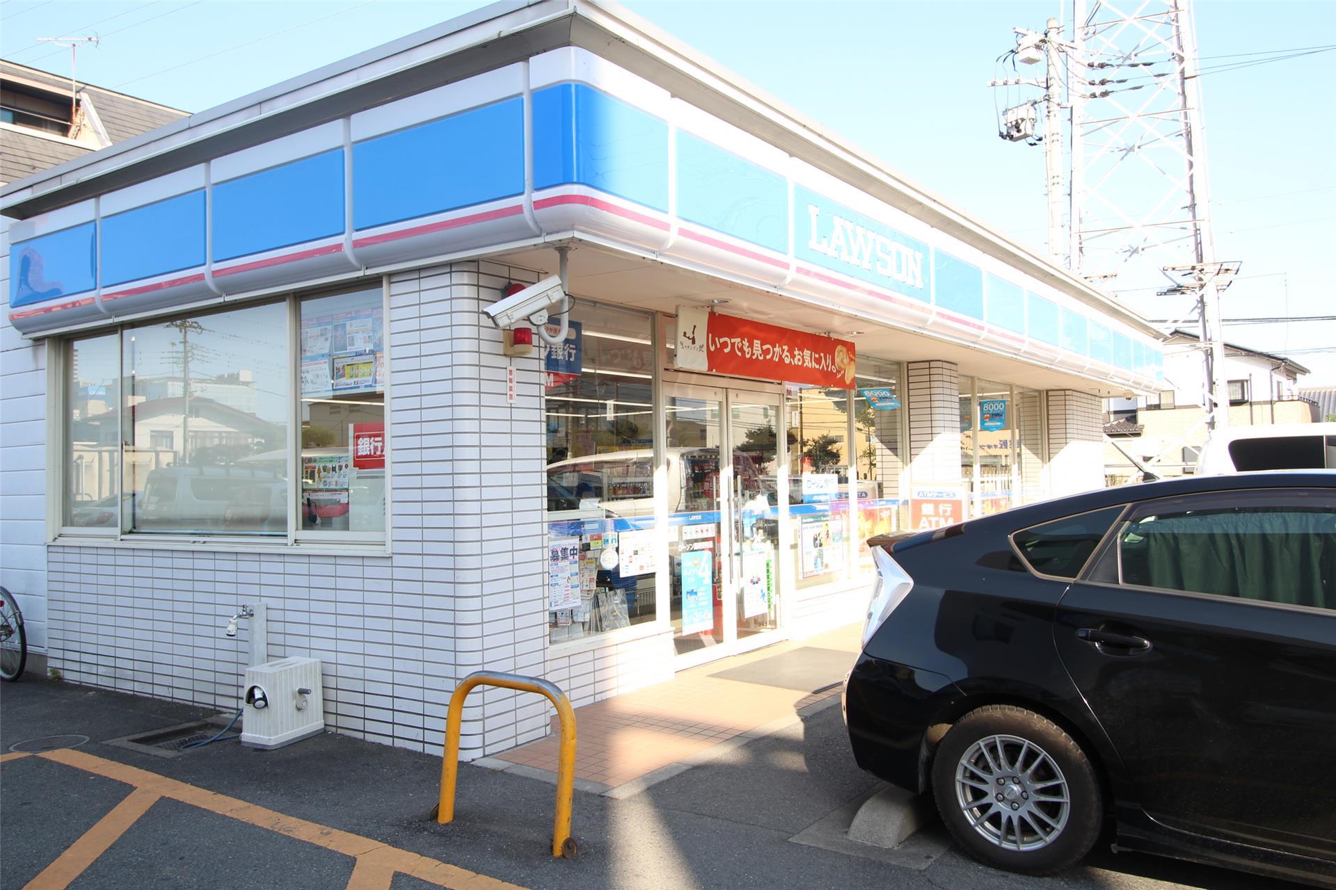 コンビニ　ローソン 高崎栄町店（コンビニ）まで400m