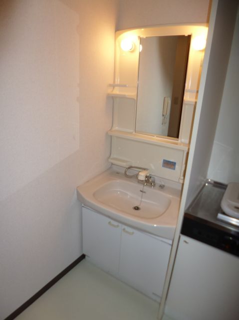 洗面設備　便利な洗髪洗面化粧台