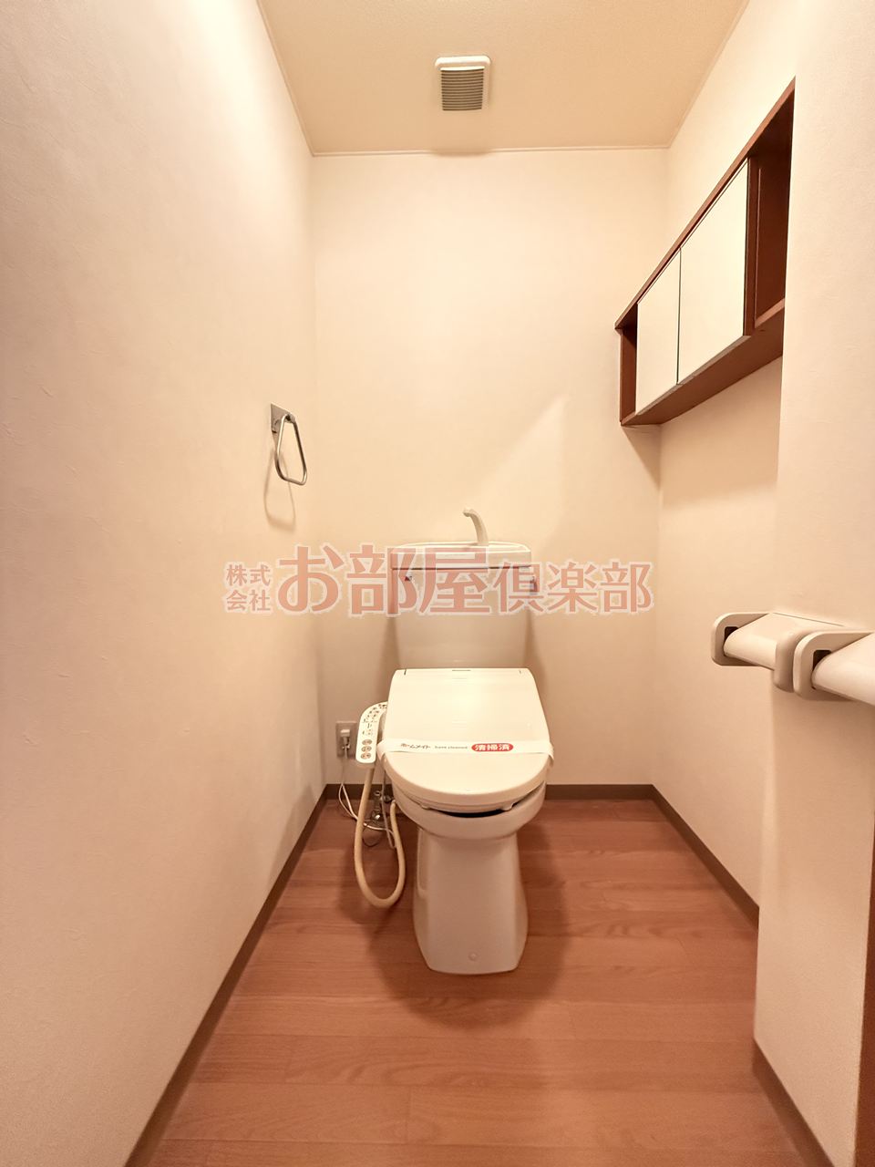トイレ　ゆったりとした空間のトイレです