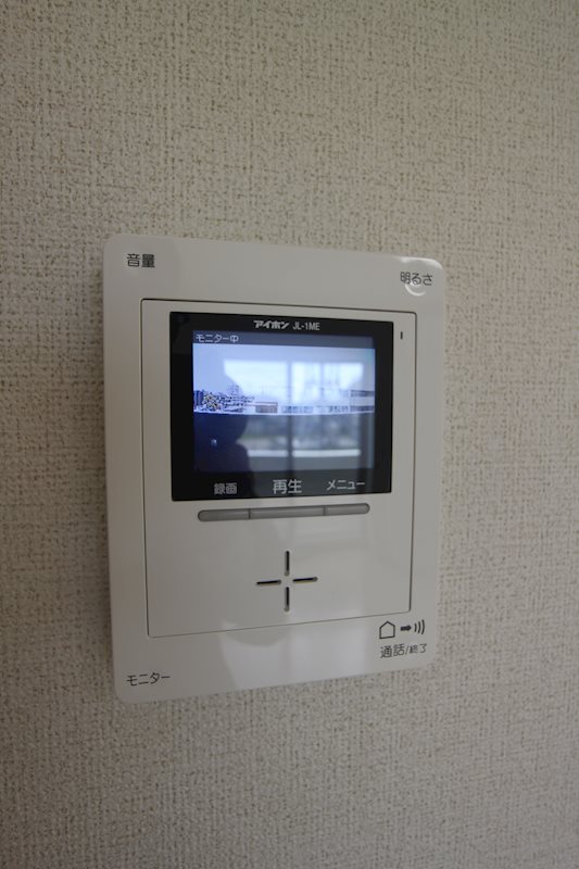 セキュリティ　安心のTV付インターフォン。