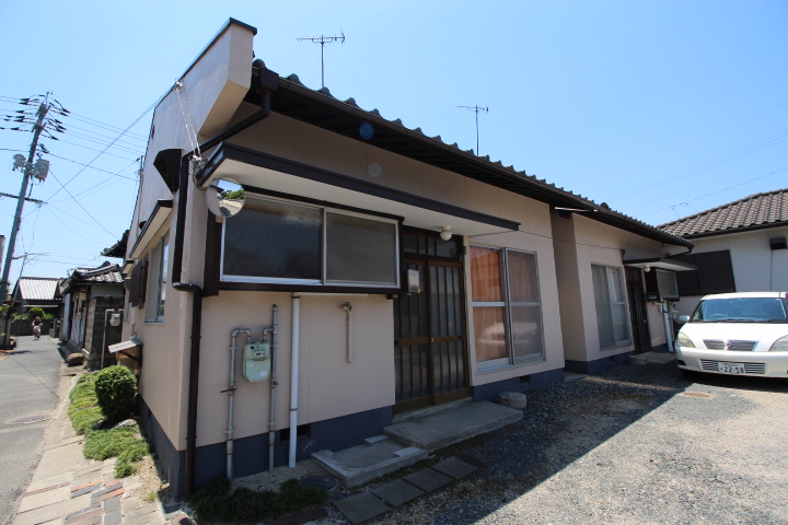 建物外観　3Kの平屋物件！駐車場２台可♪
