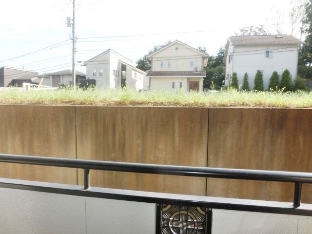 眺望　日差しを遮るものはございません。