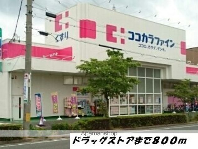 ドラックストア　ココカラファイン（ドラッグストア）まで800m