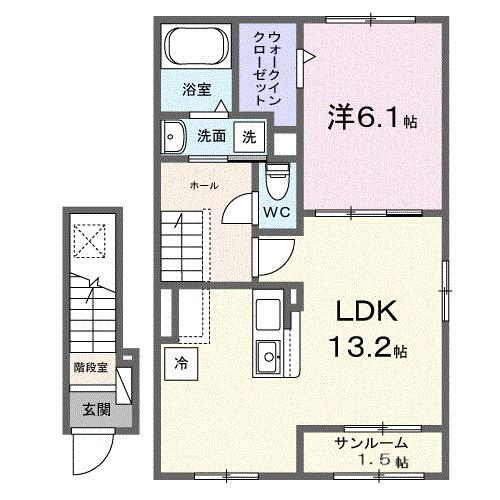 カーザ レガーメの間取り写真