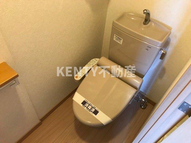 トイレ　ゆったりとした空間のトイレです