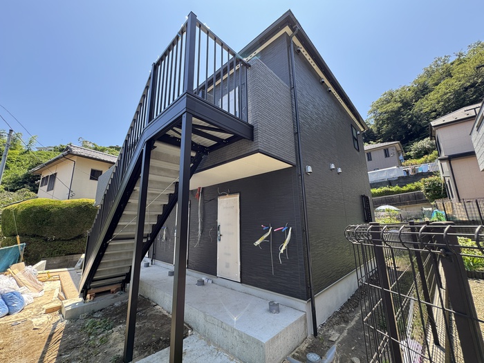 建物外観　建築中
