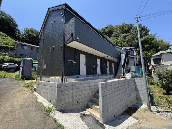 建物外観　建築中