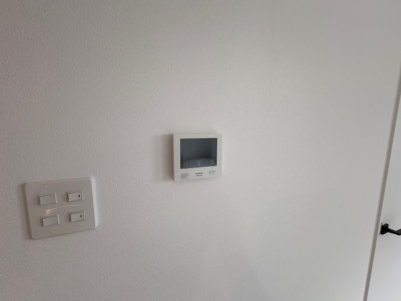 セキュリティ　インターホンです。オートロック付きで安心のマンションです。