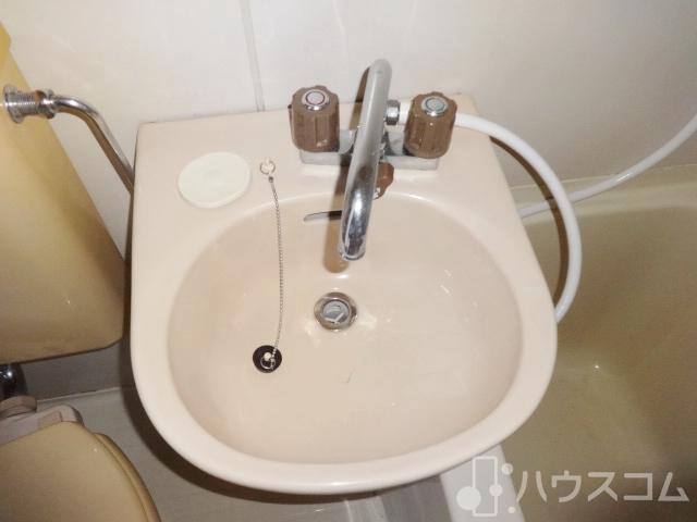 洗面設備　独立洗面ではありませんが・・。