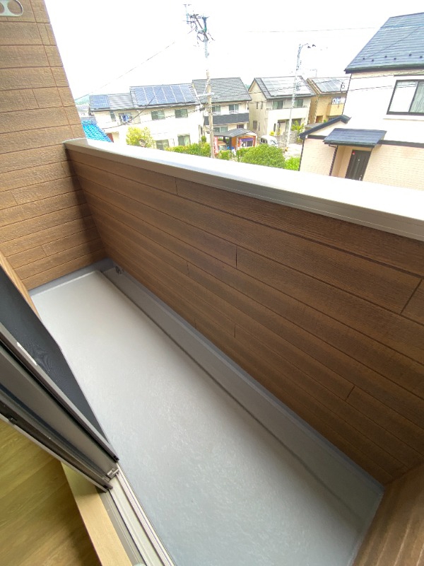 バルコニー　建築中