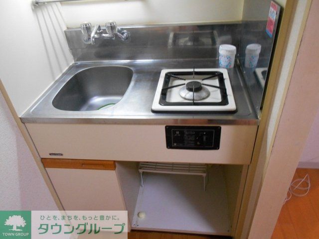 キッチン　1口ガスコンロ