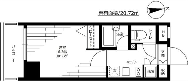 スパシエ練馬アヴィニティーの間取り写真