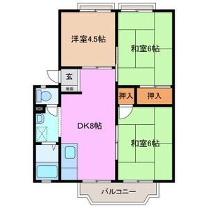 サンヴィレッジ小杉A・B・Cの間取り写真