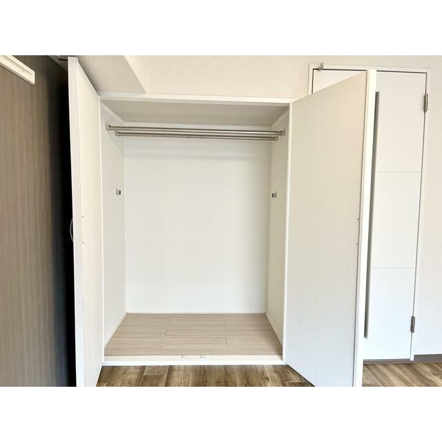 収納　クローゼットです