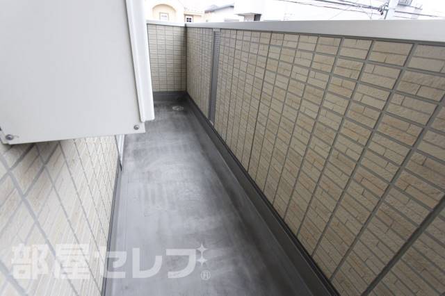 バルコニー　２０１号室撮影