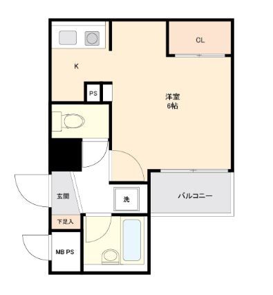 ドゥーエ西大島の間取り写真