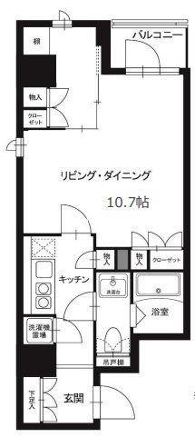 レックスガーデン神楽坂北町の間取り写真