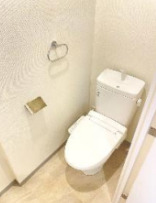 トイレ　ゆったりとした空間のトイレです