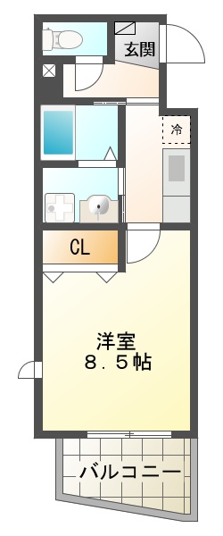 カレントスクエアの間取り写真