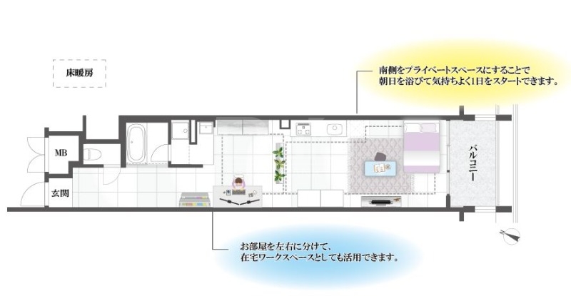 DUO EASTの間取り写真