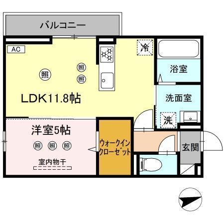 D-resena KJの間取り写真