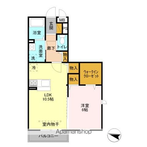 東武伊勢崎線 獨協大学前駅 徒歩9分 3階建 築13年の間取り写真