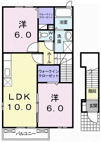 プロメナーデの間取り写真
